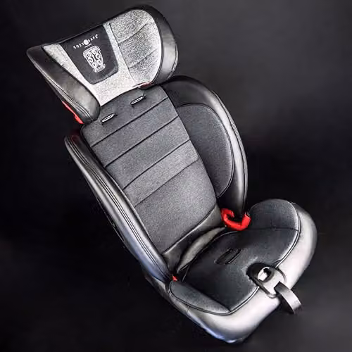 Cozy N Safe Excalibur Group 1/2/3 Convertible Child Car Seat with ISOfix and Top Tether, Graphite – 7