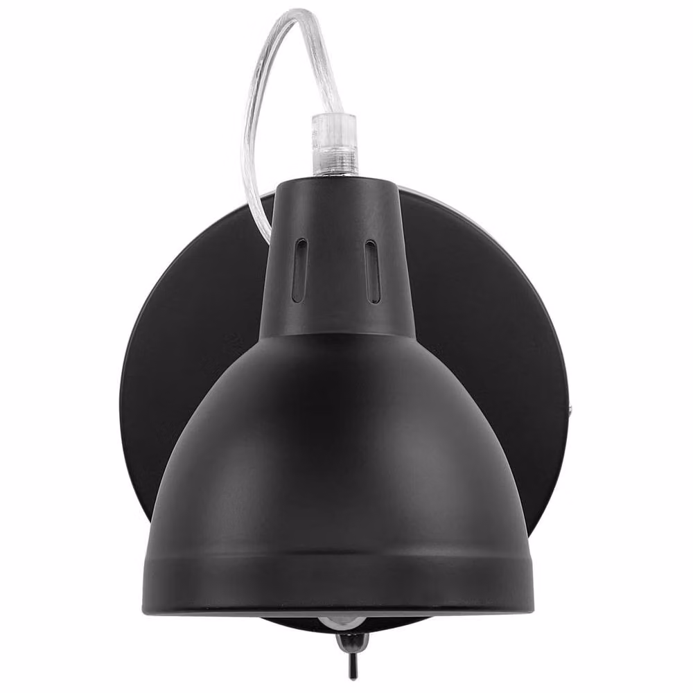 Wyld and Coco Adjustable Black Metal Industrial Wall Lamp Sconce – 3