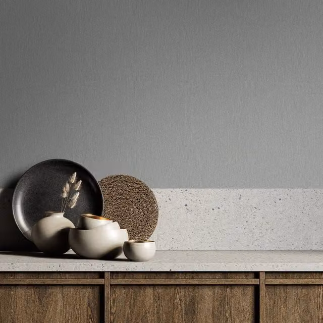Galerie Industrial Effects Raised Texture Abstract Wallpaper in Grey