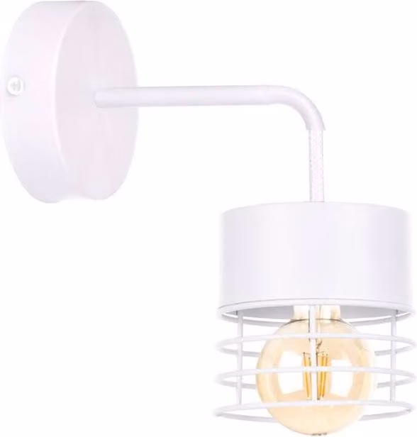 Netlighting Atollo White Metal Wall Lamp with E27 Socket