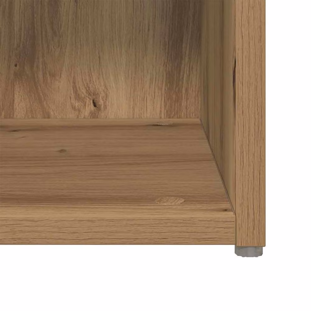 Berkfield Home 2-Piece Brown TV Cabinet Set in Engineered Wood, W/D/H: 37 x 35 x 37 cm – 6