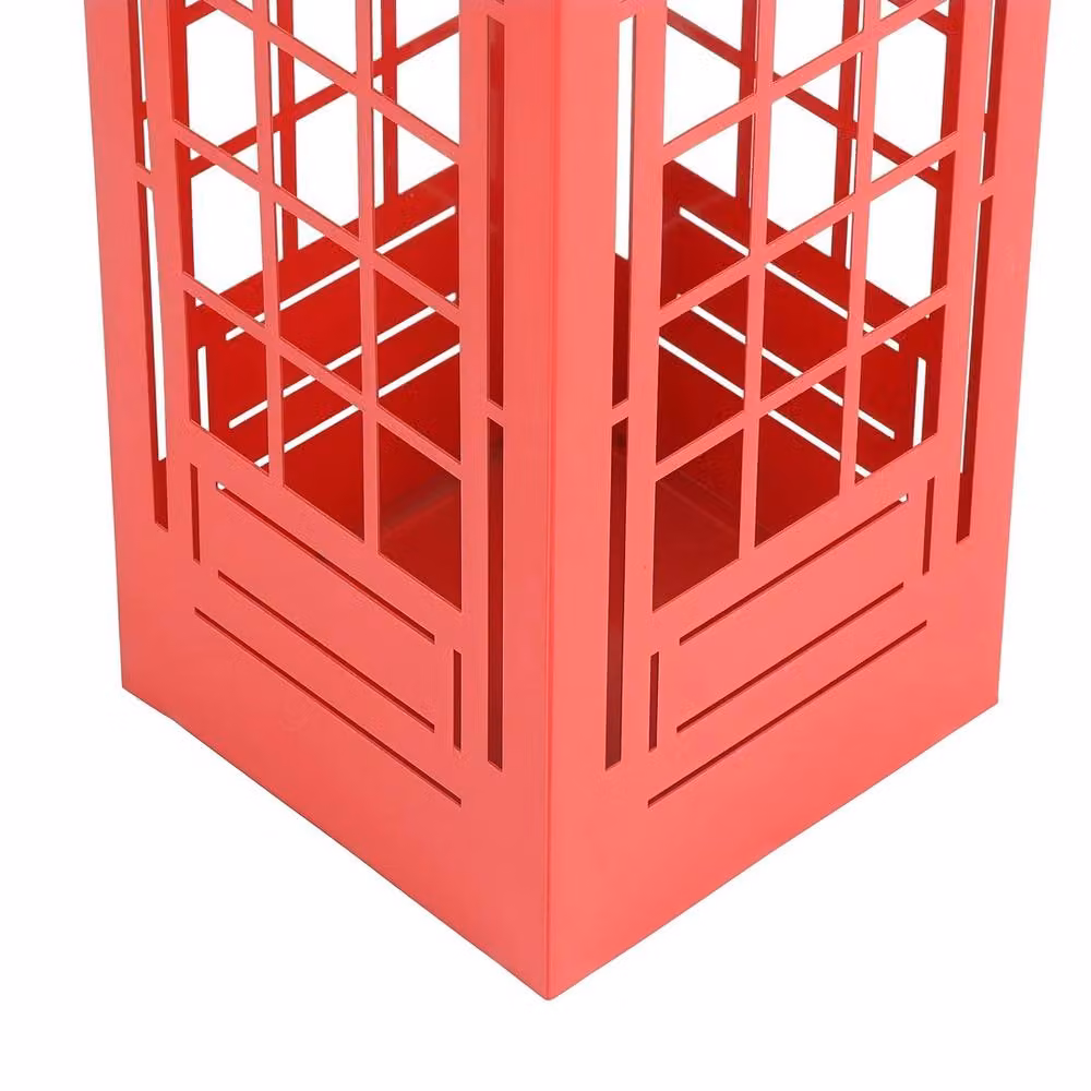 VOGREX London Telephone Box Freestanding Umbrella Storage Stand in Red – 5