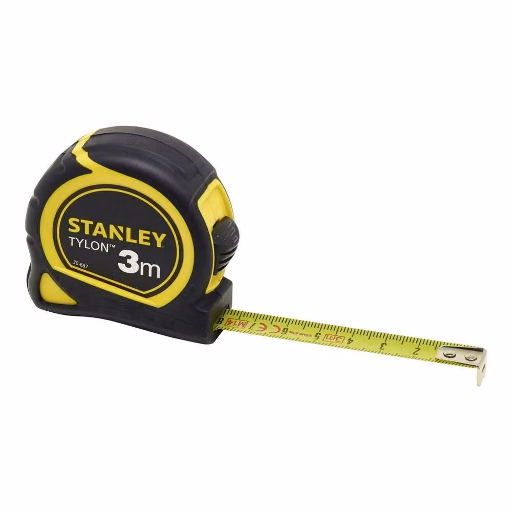 Stanley Tylon Tape Measure, Black, Pack of 12 – 3