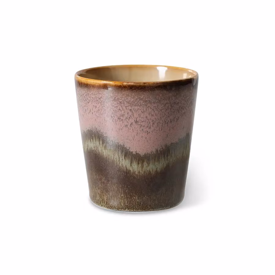 HKLIVING Torrent Multicolour Ceramic Coffee Mug