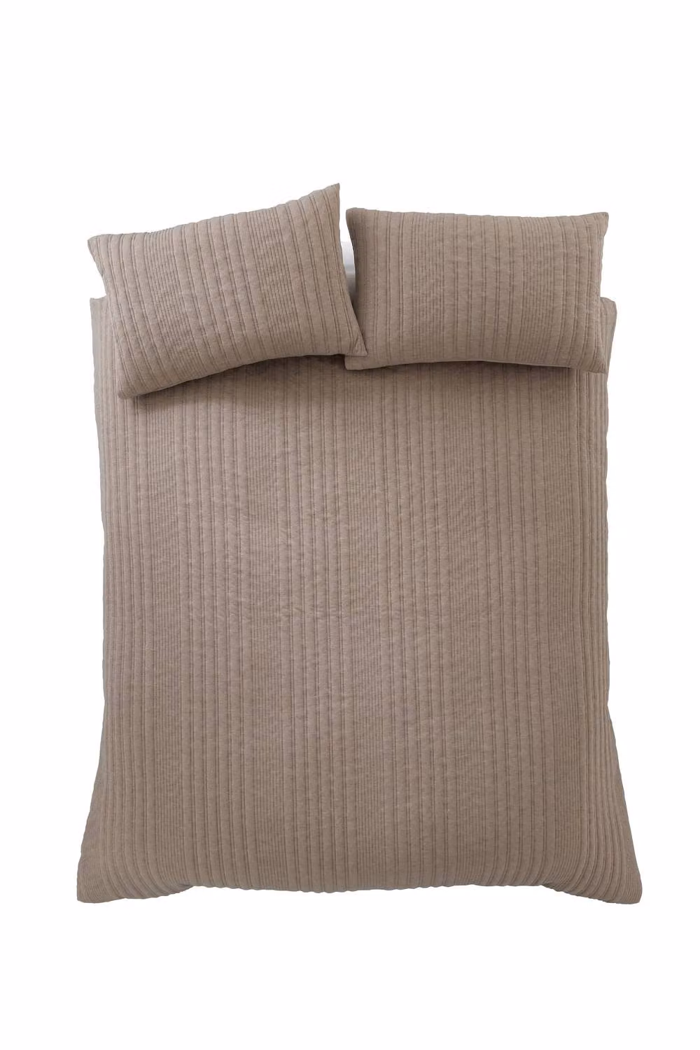 Pineapple Elephant Tamba Jersey Stripe Duvet Cover Set in Brown, W: 200 cm, H: 220 cm – 2