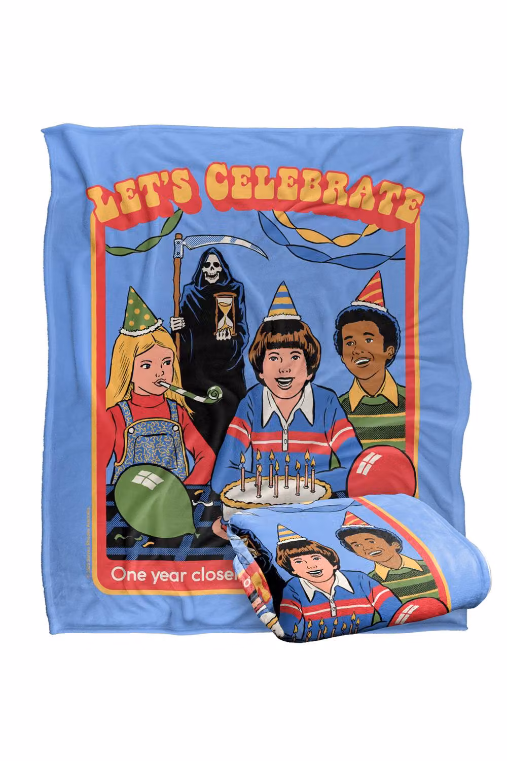 Steven Rhodes One Year Closer Super Soft Fleece Throw Blanket, Multicolour, W/D/H: 152 x 127 cm – 2