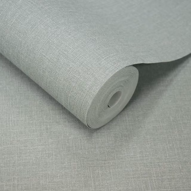 Grandeco Scrubbable Plain Wallpaper in Turquoise and Petrol