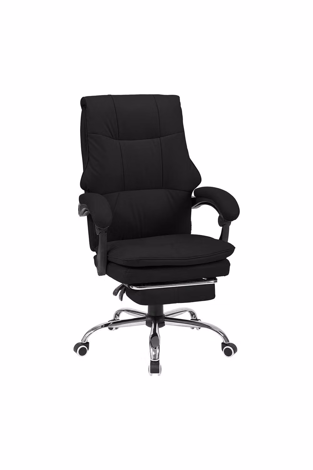 Living and Home Ergonomic Office Chair in Black with Footrest and Headrest – 2