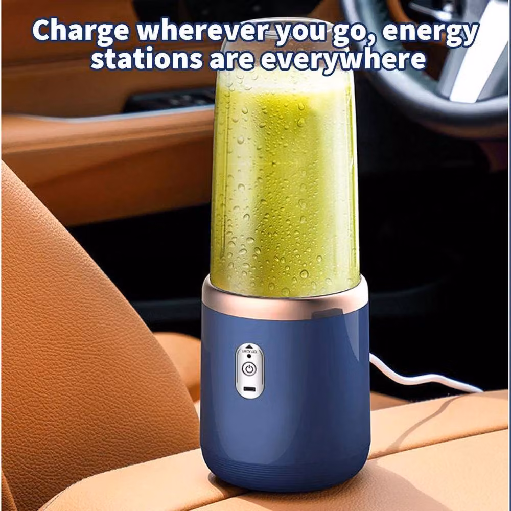 EONLION Portable Electric Juice Maker, 400ml, Blue – 3
