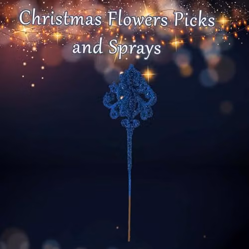 VFM e-Store Blue Christmas Pendant Lamp Spray Decoration, H 48 cm x W 14 cm – 2