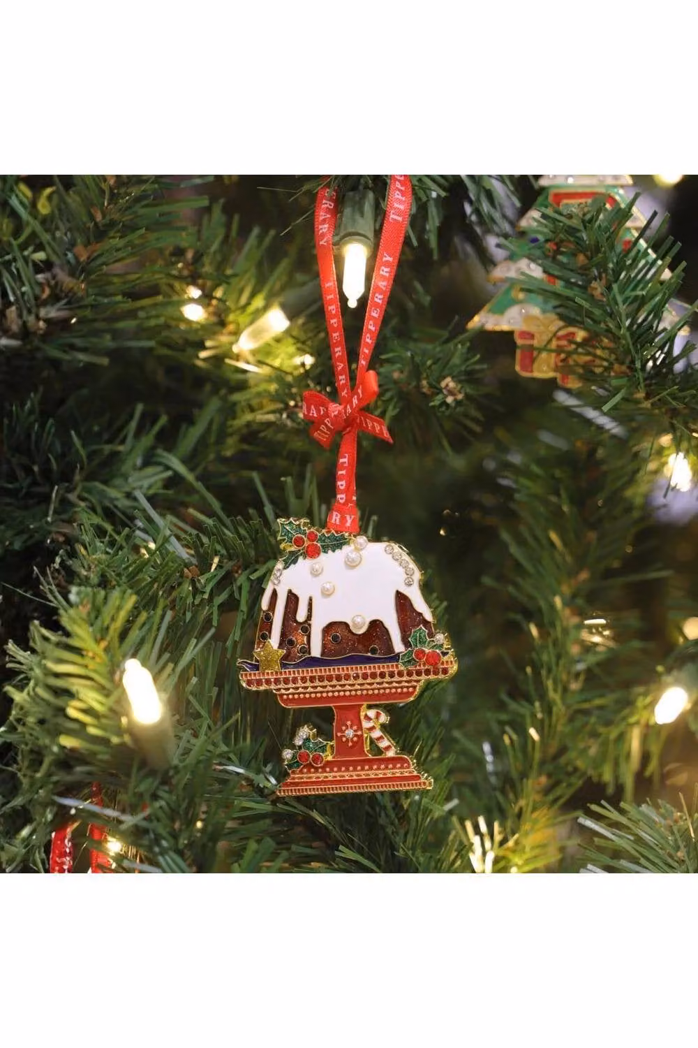 Tipperary Sparkle Multicolour Christmas Pudding Hanging Decoration – 2