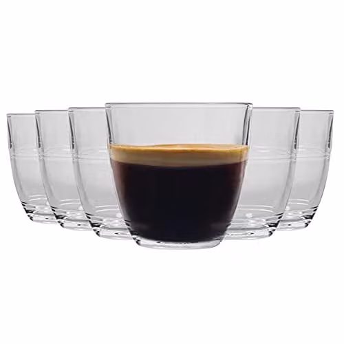 Duralex Gigogne Glass Tumblers, 160ml, Pack of 12 in Transparent