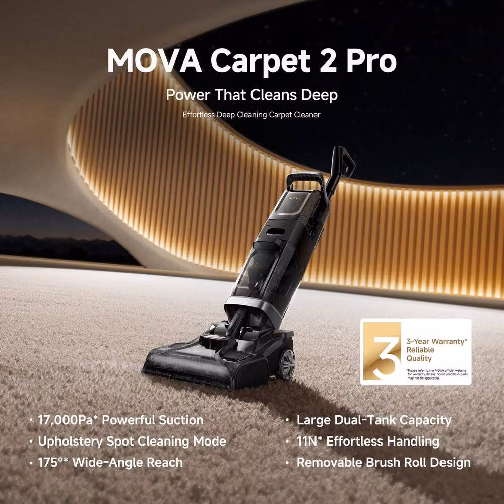 Mova X2 Pro Carpet Cleaner in Black – 2