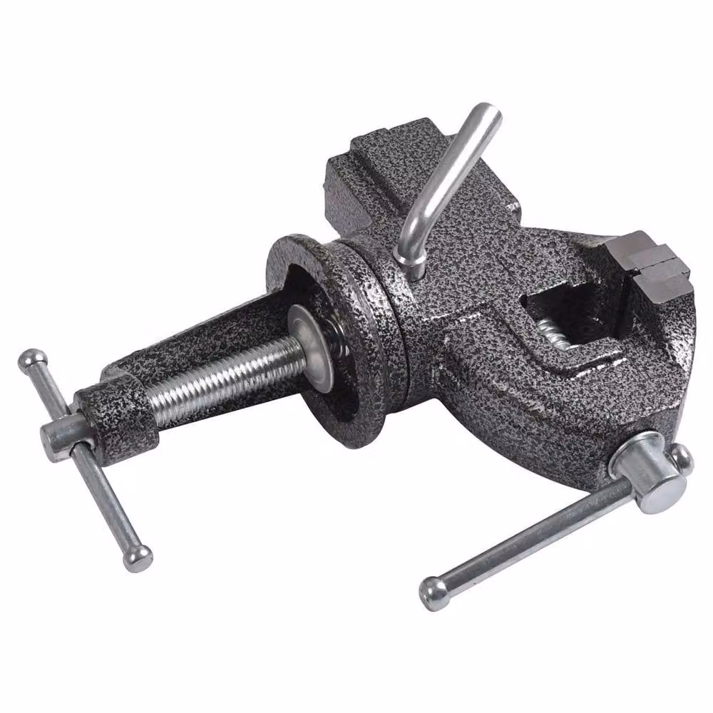 NESTLUNE 80mm Mechanic Clamp-on Universal Bench Vise in Grey – 4
