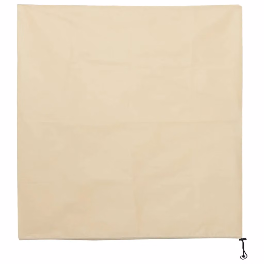 Berkfield Home Plant Fleece Covers with Drawstring, 12 Pack, Beige, W x D: 0.8 x 0.8 m – 1