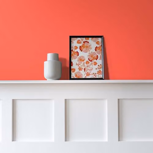 Vintro Luxury Matt Emulsion Multi Surface Paint in Coral Red Medusa, 1L – 2