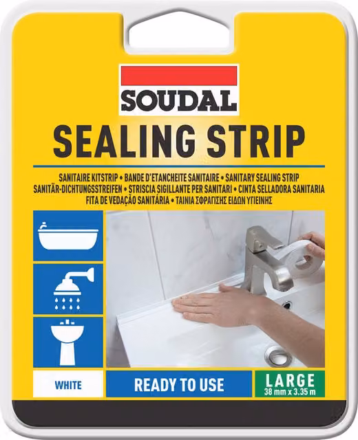 Soudal Waterproof Self-Adhesive Sealing Tape, White