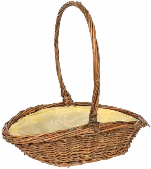 KDMD Large Single Country Basket in Brown