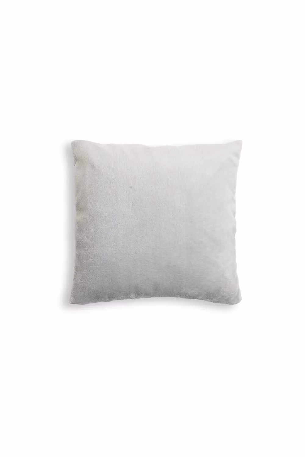 BHS Silver Microfleece Square Cushion, 45 x 45 cm – 2