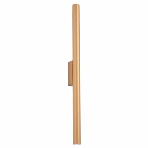 SOLLUX lighting Pastelo Modern LED Wall Lamp in Gold/Brass Metal with Up and Down Lighting – 1