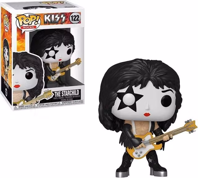 Funko Pop Rocks KISS The Starchild Multicoloured Vinyl Figure