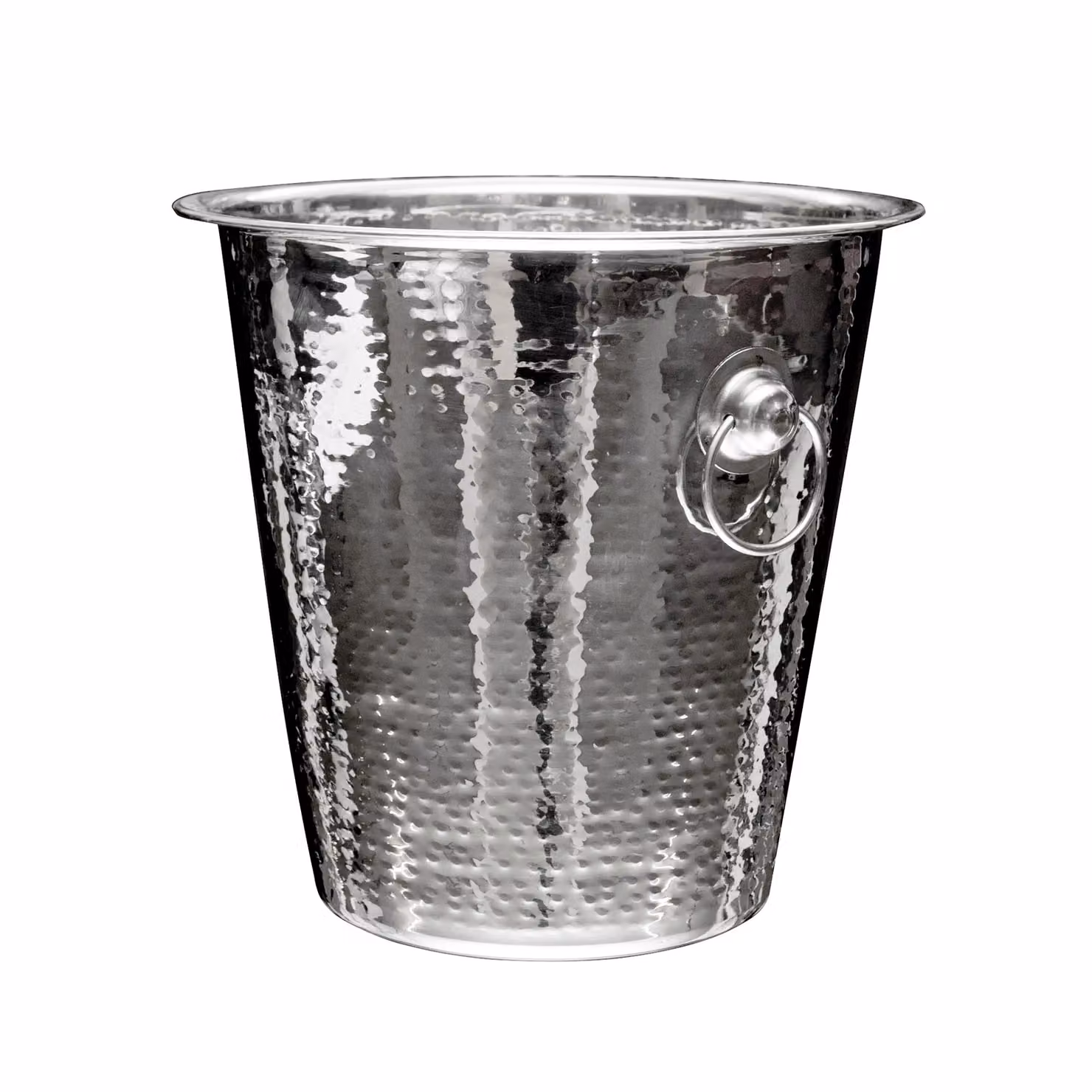 Orsina Mixology Hammered Effect Stainless Steel Champagne Bucket in Silver – 2