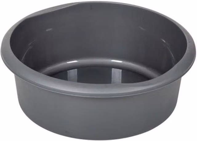 Addis Round Washing Up Bowl in Black Plastic