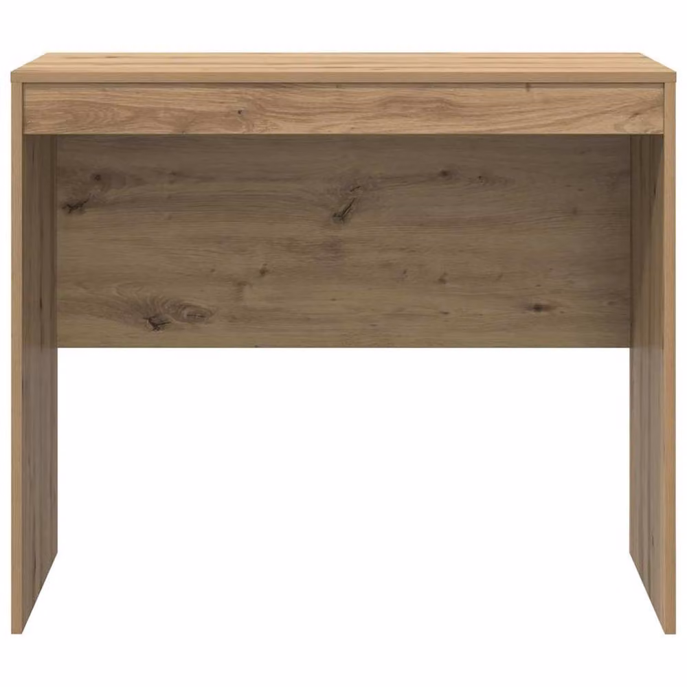 Berkfield Home Modern Writing Desk in Artisan Oak Brown, W/D/H: 90 x 50 x 76 cm – 4