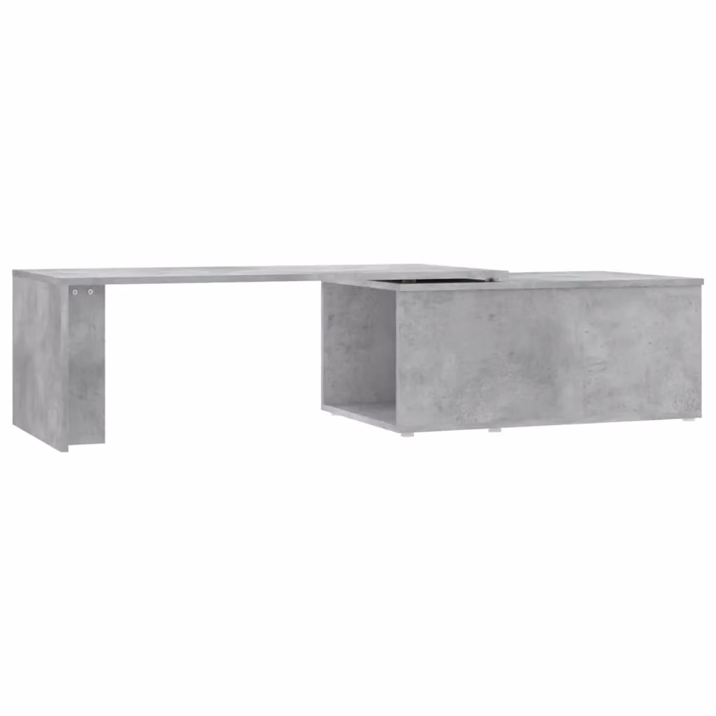 Berkfield Home Modern Rectangular Coffee Table in Concrete Grey, W/D/H: 150 x 50 x 35 cm – 2