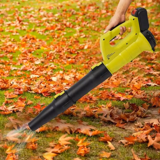 EONLION Cordless Battery Leaf Blower in Green
