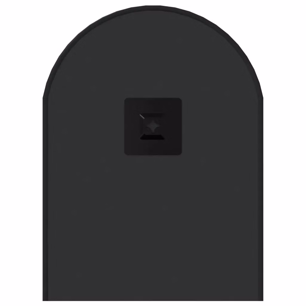 Berkfield Home Oval Wall Mirror in Black, W: 60 cm, H: 25 cm – 2