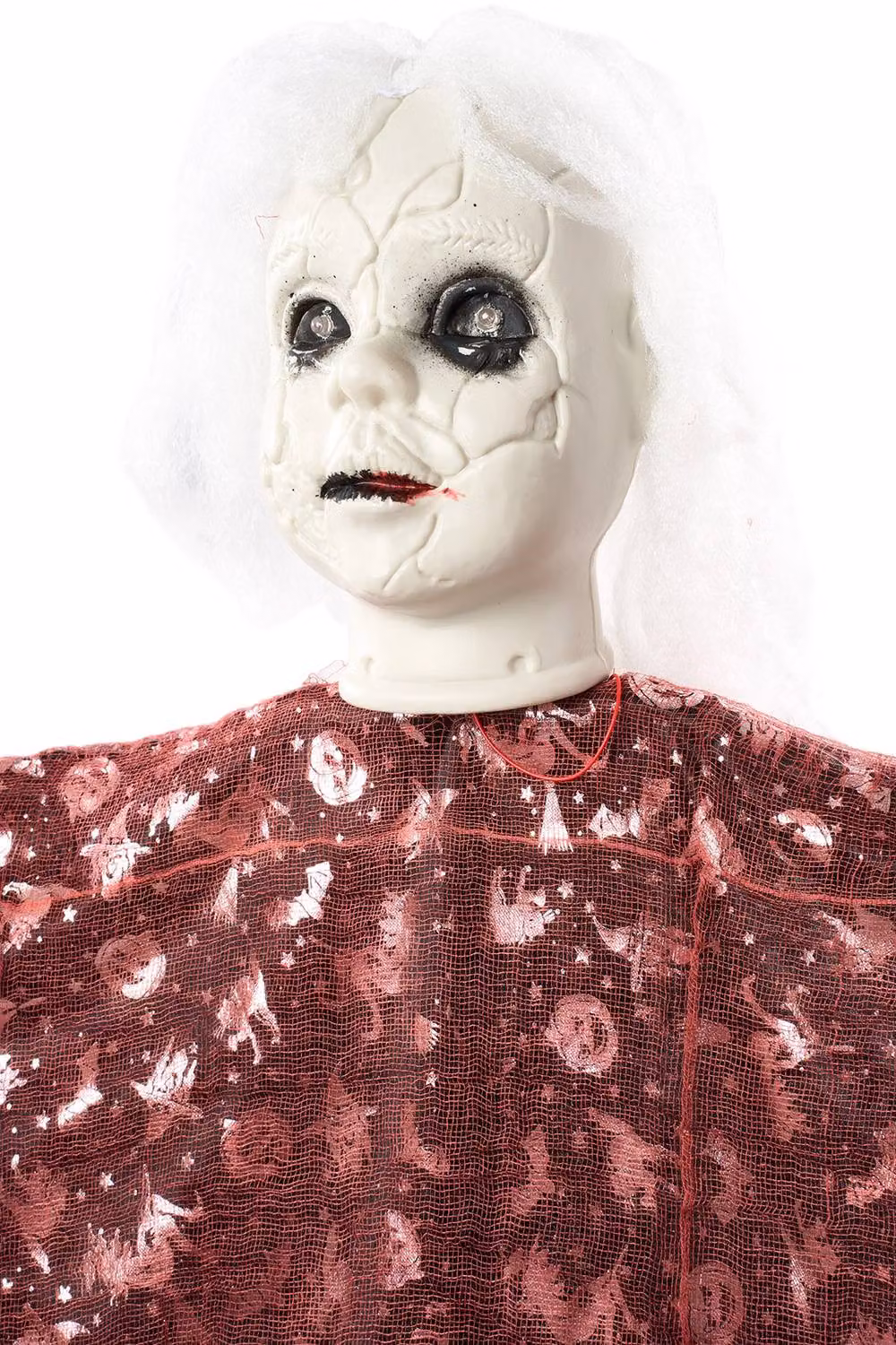 H&O Direct Red Glowing-Eyed Halloween Hanging Ghost Textile Decor – 3