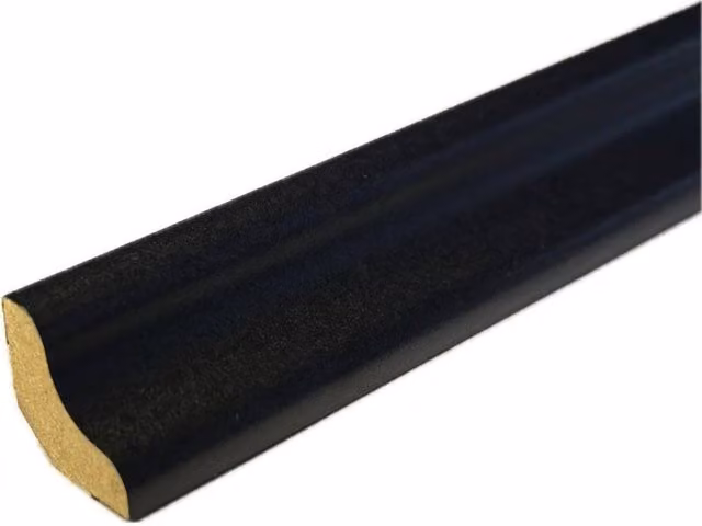 Vinyl Flooring UK Black Scotia Beading for Laminate and Wood Floors, 2.4m Length, Pack of 5 – 1