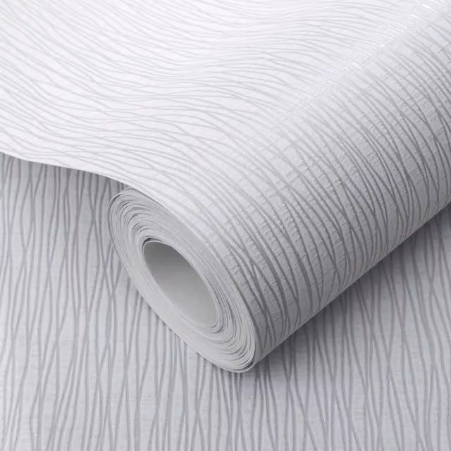 Erismann Grey Abstract Striped Minimalist Non-Woven Wallpaper Roll