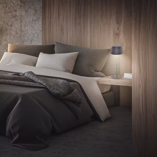 Briloner LED Table Lamp with Touch Dimming, Warm White, Anthracite, W/D/H: 14.3 x 14.3 x 36 cm – 3