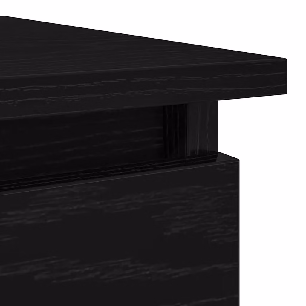 Berkfield Home Modern Black Console Table with Drawers W: 85.5 cm, D: 38.5 cm, H: 74.5 cm – 4