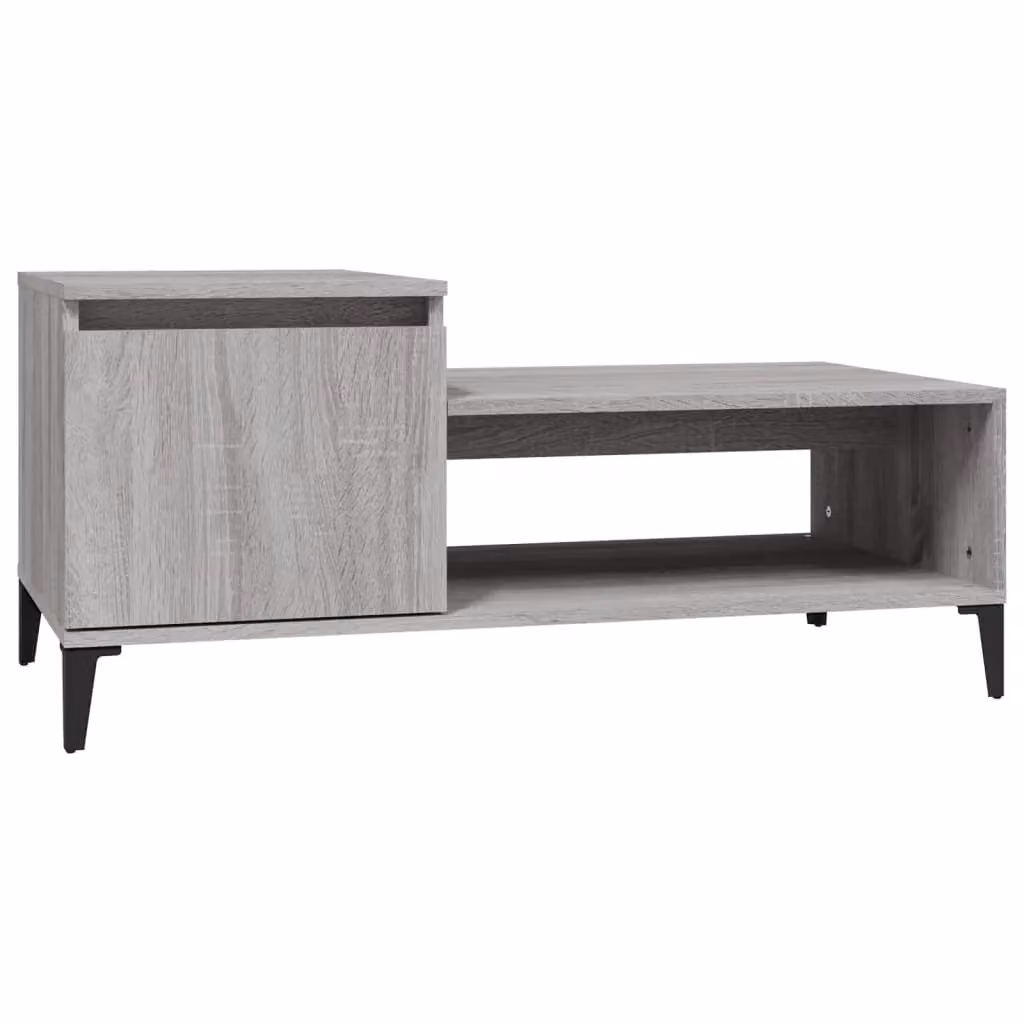 Berkfield Home Grey Sonoma Coffee Table, W/D/H: 100 x 50 x 45 cm – 2