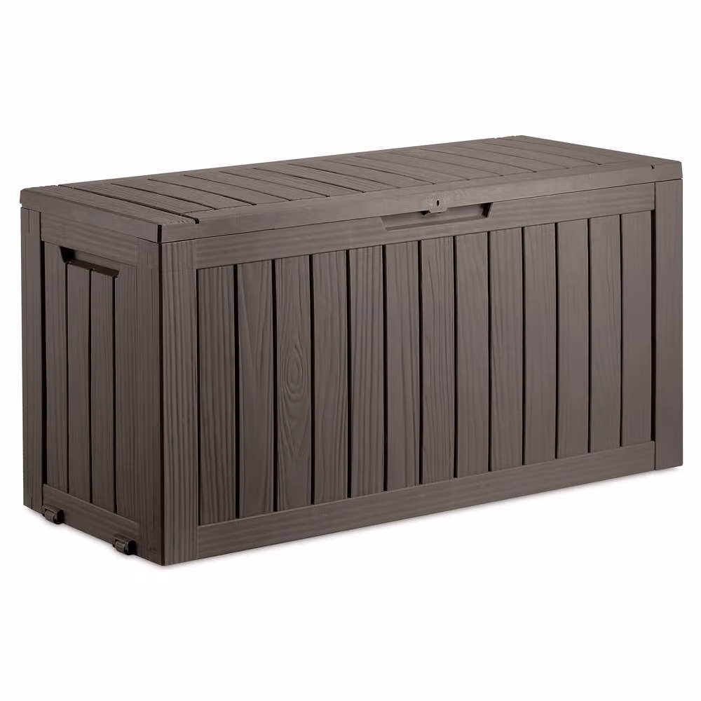 VonHaus 270L Grey Plastic Garden Storage Box – 5