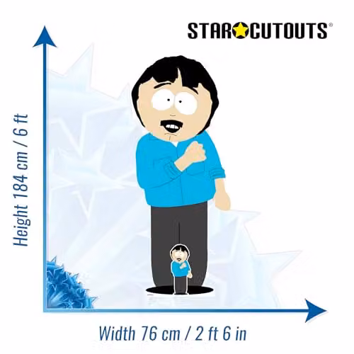 Star Cutouts SC4698 South Park Randy Marsh Lifesize Cardboard Cutout, Height: 184 cm – 3