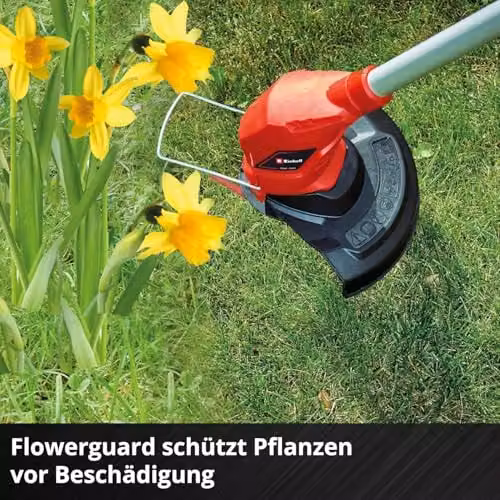 Einhell Power X-Change 18V Cordless Grass Trimmer with Rechargeable Battery and Charger, Red and Black – 3