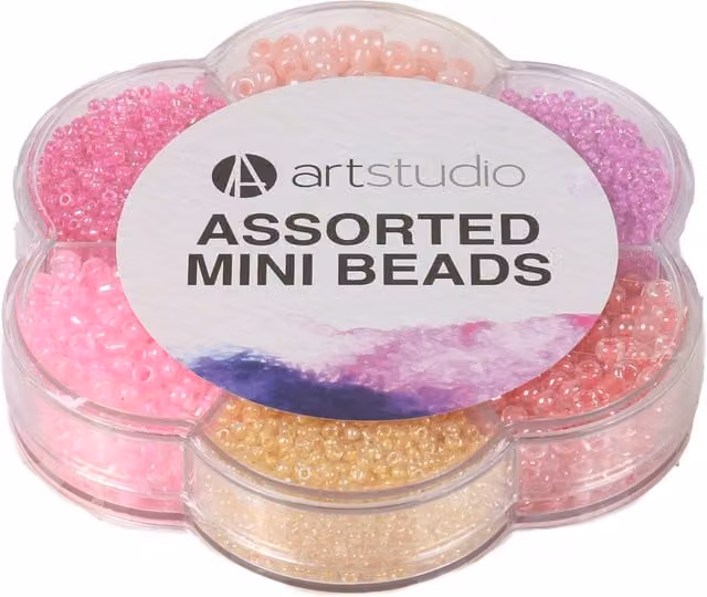 Artstudio Assorted Mini Plastic Beads in Multicolour