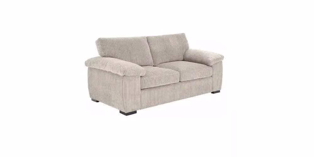 LUXURY LIFE Collingdale 2 Seater Sofa in Beige Jumbo Cord Fabric – 2