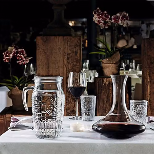 Bormioli Rocco Romantic Floral Glass Water Jug, 1.8 l, Transparent – 2