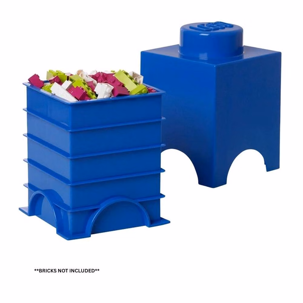 Lego Stackable Storage Brick 1.2L Blue – 2