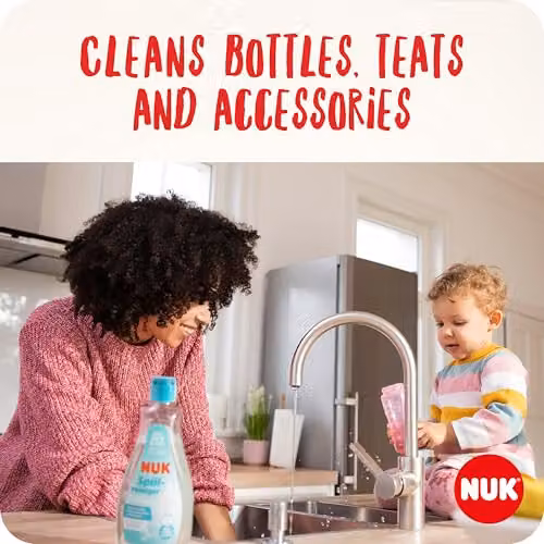 NUK Baby Bottle Cleanser, 500 ml, Fragrance Free and pH Neutral – 2