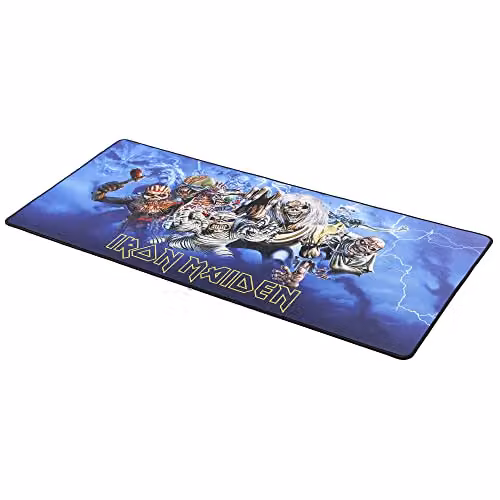 Subsonic Iron Maiden Official Licensed XXL Anti-slip Mouse Pad with Beaded Finish, Multicolour, W: 900 mm, D: 400 mm – 3
