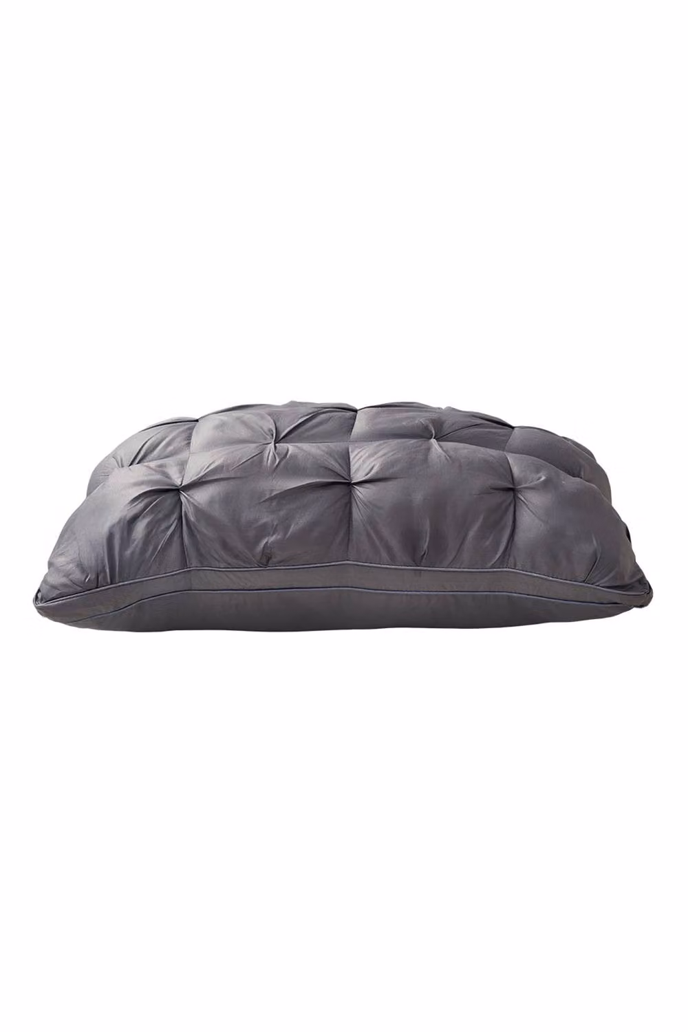Living and Home Premium Pinch Pleated Polyester Pillow in Grey, 1000g – 2