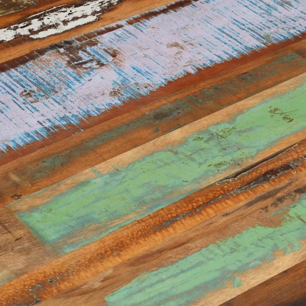Berkfield Home Rustic Square Coffee Table in Brown Solid Reclaimed Wood, W/D/H: 80 x 80 x 40 cm – 2