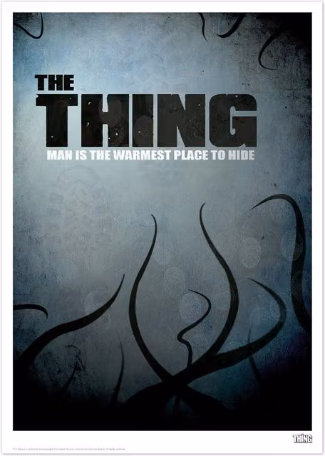 The Thing Limited Edition Multicolour Paper Art Print