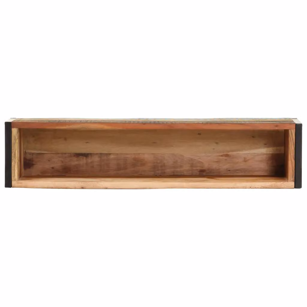 Berkfield Home Multicolour Planter in Wood and Metal, W/D/H: 90 x 20 x 68 cm – 2
